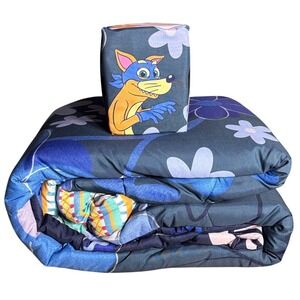 Dora the Explorer 2 Piece Purple Comforter Twin/ Full & 4 Piece Full Sheet Set